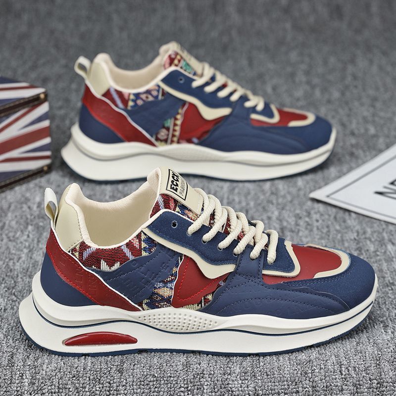 Men's Shoes Autumn/Winter 2026 New Trend Soft Soled Sports and Leisure Shoes Men's Thick Soled Height Increasing Shoes