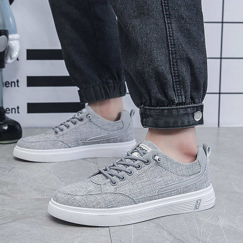 2026 Men's Shoes New Spring Breathable Linen Cloth Shoes Versatile Canvas Shoes Thin Casual Board Shoes