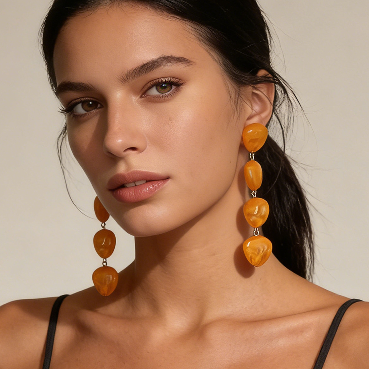 European And American Minimalist And Fashionable Geometric Fringe Earrings, Casual Earrings For Women