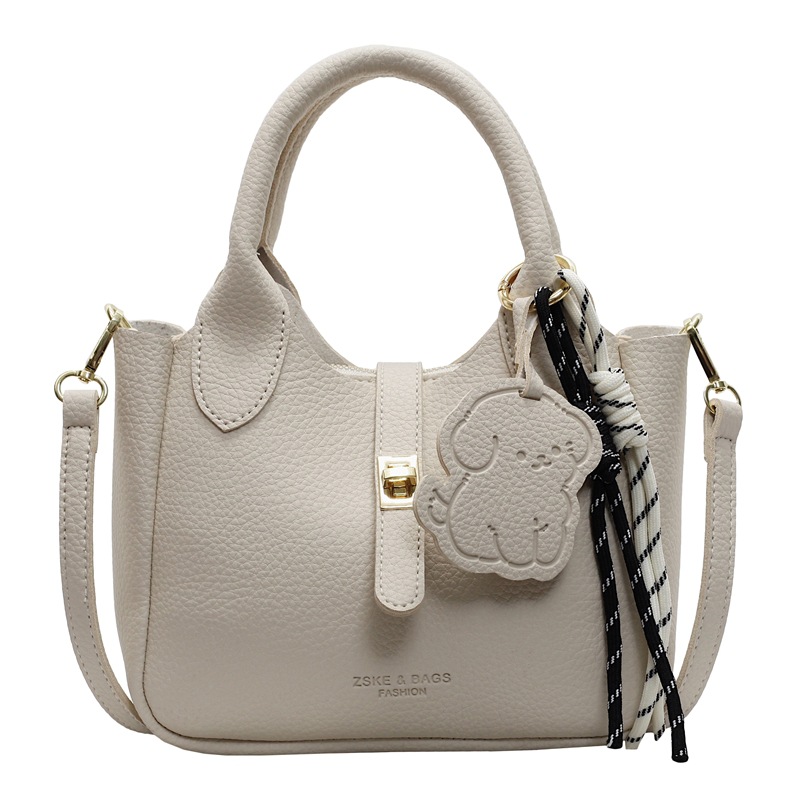 Handheld Women's New Trendy Bucket Bag, Versatile Single Shoulder Crossbody Bag